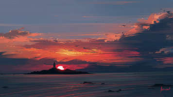 aenami close to the sun