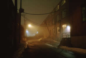 back alley