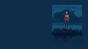blue skeleton