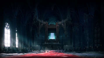 inside church