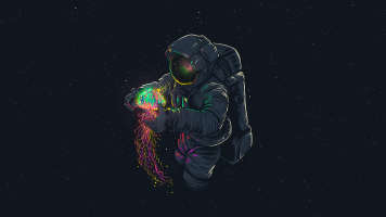 jellyfish astronaut