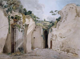 old tunnel painting