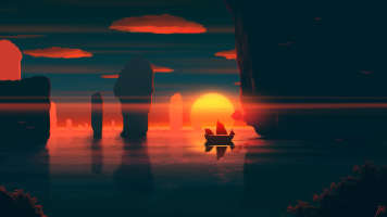 old boat sun