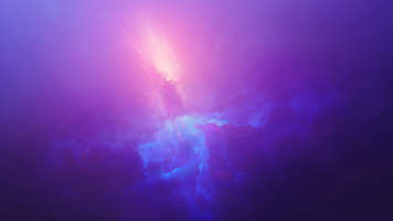 purple blue space