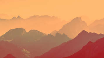 red mountains