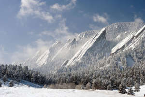 snow cliffs