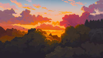 sunset clouds