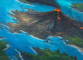 volcanic island crop