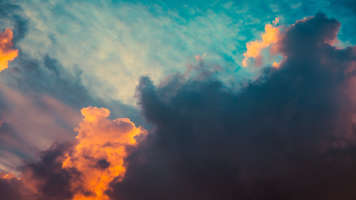 yellow clouds